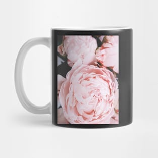 Flowers print, Pink, Pastel, Fashion print, Scandinavian art, Modern art, Wall art, Print, Minimalistic, Modern Mug